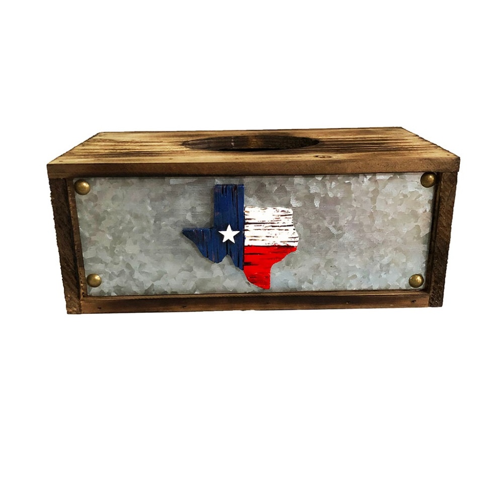 Texas State Map Tissue Box Cover - Rectangle